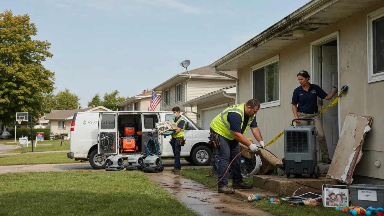 Water Damage Restoration in Westphalia, IN near me
